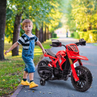 Elektro-Motorrad für Kinder, 6V Batterie-Antrieb,...