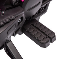 Elektro-Motorrad für Kinder, 12V Kindermotorrad mit Stützrädern, Kinderfahrzeug mit Hupe und Startgeräusch, 3 km/h, Rosa