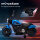 elektrisches Kindermotorrad, elektrisches Kinderfahrzeug, mit Scheinwerfer, 3 km/h, blau + schwarz