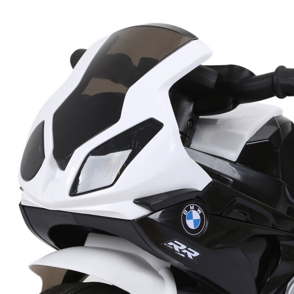 Elektro Kindermotorrad BMW S1000RR Elektromotorrad mit Musik, Scheinwerfer, Kinder Elektro Motorrad für Kinder von 18-36 Monaten Schwarz