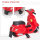 Elektro Kindermotorrad Vespa Elektromotorrad mit LED-Licht, Sound, Kinder Elektro Motorrad für Kinder von 18-36 Monate Rot