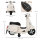 Kindermotorrad Vespa mit LED-Licht, Sound, für Kinder von 18-36 Monate, weiß
