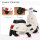 Kindermotorrad Vespa mit LED-Licht, Sound, für Kinder von 18-36 Monate, weiß