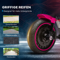 Elektro-Kindermotorrad mit Stützrädern, Scheinwerfer, 1,5 bis 3 km/h, für Kinder 1,5 bis 3 Jahren, pink