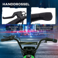 Elektro-Kindermotorrad, 24V Motor, einstellbare Geschwindigkeit, Musik & Lichter, Grün