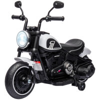 Elektro-Kindermotorrad, LED-Scheinwerfer, abnehmbare...