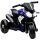 Elektro-Kindermotorrad, Lichter & Geräusche, 3 km/h, wiederaufladbar, Kunststoff & Metall, Blau/Weiß