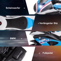 Kindermotorrad, Elektromotorrad, Scheinwerfer, 3 Musikmodi, für Kinder 1,5-5 Jahre, blau, 82,5 x 42 x 54cm
