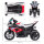 Kindermotorrad, Elektromotorrad, Scheinwerfer, 3 Musikmodi, für Kinder 1,5-5 Jahre, rot, 82,5 x 42 x 54cm