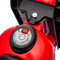 Rutschauto, Motorrad-Design, Musik und Seifenblasen, für 2-5 Jahre, Rot