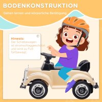 Rutscher Kinderauto Mercedes Benz Design 300 S Design, Beige