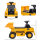 Elektro-Kipplaster für Kinder, kippbare Ladefläche, max. 3 km/h, Scheinwerfer, Hupe, gelb, 74,5 x 36 x 43,5 cm