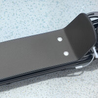 Kinderroller mit verstellbarem Lenker, große Räder, Parkständer, Handbremse, für Kinder im Alter von 5-12 Jahren, Blau