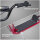 Kinderroller mit Hinterbremse Kickscooter 12 Zoll Tretroller Roller Scooter Cityroller für Kinder Kickboard Höhenverstellbar Stahl EVA Rot 120 x 52 x 80-88 cm