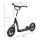 Kinderroller mit Hinterbremse Kickscooter 12 Zoll Tretroller Roller Scooter Cityroller für Kinder Kickboard Höhenverstellbar Stahl EVA Schwarz 120 x 52 x 80-88 cm