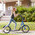 Kinderroller, Scooter mit Bremse, inkl. Korb, höhenverstellbar, für Kinder 5-12 J., blau+schwarz