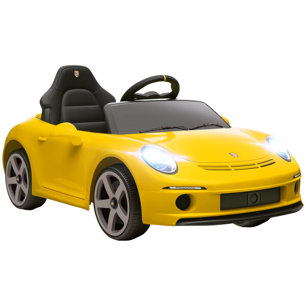 Kinderfahrzeug Porsche 911 RUF GT, gelb