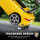 Kinderfahrzeug Porsche 911 RUF GT, gelb