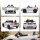 Maserati Elektroauto für Kinder, 2-Sitzer, 12V Batteriebetrieb, Fernbedienung, LED-Lichter, Musikfunktion, Weiß