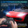 Elektro-Kinderauto, lizenzierter Lamborghini Aventador, Flügeltüren, Musik, Hupe, für 3-5 Jahre, rot