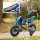 Elektro-Motorrad für Kinder, 12V Kindermotorrad mit Musik, Kinderfahrzeug mit Trainingsrädern, 3-6 Jahre, Blau