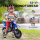 Elektro-Motorrad für Kinder, 12V Kindermotorrad mit Musik, Kinderfahrzeug mit Trainingsrädern, 3-6 Jahre, Blau