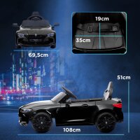 Elektro-Kinderauto BMW M4, Sound & Licht, 3-5 km/h, inkl. Fernsteuerung, für 3-5 Jahre, Schwarz