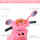 Elektro Kindermotorrad Elektromotorrad Kinderelektroauto Kinderfahrzeug Dreirad, 6V, Metall+PP, 108x51x75cm (Rosa+Gelb)