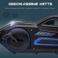 Go Kart Pedal Go Kart Rückwärts-uns Vorwärtsgang, für Kinder von 3 bis 8 Jahren, Blau