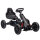 Go-Kart, Kinderfahrzeug mit verstellbarem Sitz, Tretfahrzeug, Tretauto mit Handbremse, 3-8 Jahre, Outdoor, Schwarz