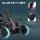 Go-Kart, Kinderfahrzeug mit verstellbarem Sitz, Tretfahrzeug, Tretauto mit Handbremse, 3-8 Jahre, Outdoor, Schwarz