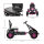 Kinder-Gokart, mit Pedalen, verstellbarem Sitz, In- und Outdoor, ab 5 Jahren, rosa+schwarz, 121 x 58 x 61 cm