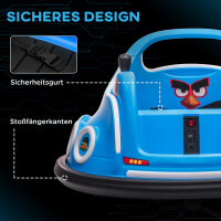 Kinder-Autoscooter, 360°-Drehung, für 3-5 Jahre, mit Fernbedienung, Musik, Blau