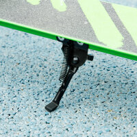 Kinderroller, Doppelte Bremsen, Metallrahmen, Fußstütze, faltbar, 3-8 Jahre, Grün