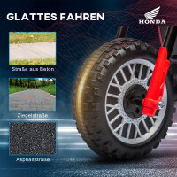 Elektro Kindermotorrad Honda, 3 km/h, Soundeffekte, für 18-36 Monate, rot