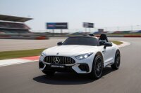Kinderfahrzeug Mercedes SL63 AMG - weiß lackiert