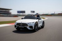 Kinderfahrzeug Mercedes SL63 AMG - weiß lackiert