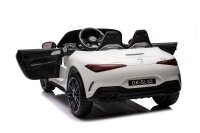 Kinderfahrzeug Mercedes SL63 AMG - weiß lackiert