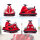 Autoscooter für Kinder, um 360 Grad drehbar, Lenkrad, LED-Lichter, Musikfunktion, 3-8 Jahre, Rot