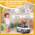Mercedes-Benz C-Class Rutschauto mit Hupe, Motorgeräuschen, Stauraum, für Kinder 18-36 Monate, Weiß