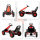 Pedal-Gokart für Kinder, höhenverstellbarer Sitz, EVA-Räder, Bremse, Kupplung, 3-8 Jahre, Rot