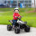 Kinder-Quad Elektrisches Kinderauto, 6 km/h, Sound- und Lichteffekte, : 83 cm x 53 cm x 55,5 cm, Schwarz + Weiß