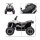Kinder-Quad Elektrisches Kinderauto, 6 km/h, Sound- und Lichteffekte, : 83 cm x 53 cm x 55,5 cm, Schwarz + Weiß