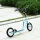 Kinderroller Lenker Verstellbar Scooter Tretroller Cityroller Kinder Roller Kickboard mit Luftreifen 12 Zoll ab 5 Jahre Blau 120 x 58 x 75-80 cm