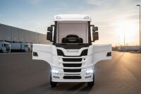 Kinderfahrzeug SCANIA R Series 4 Motoren - weiß
