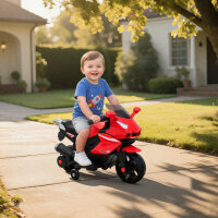 Elektro-Motorrad für Kinder, Hupe, Scheinwerfer,...