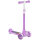 Kinderroller, LED-Räder, sanfte Fahrt, anpassbare Höhe, Kunststoff, Stahl, Lila