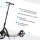 Roller Tretroller Kickscooter Klapproller, klappbar, Stoßdämpfer, ab 14 Jahren, Schwarz