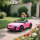 Kinder-Elektroauto mit Fernbedienung, Sicherheitsgurt, Hupe, Musik, Scheinwerfer, bis 5 km/h, 3-5 Jahre, rosa