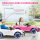 Kinder-Elektroauto mit Fernbedienung, Sicherheitsgurt, Hupe, Musik, Scheinwerfer, bis 5 km/h, 3-5 Jahre, rosa